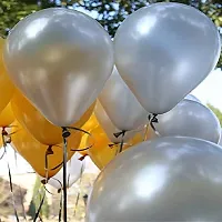 Large Size Metallic Balloons-60 Pieces-30 of Each Color.-thumb3