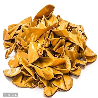 Large Size Metallic Golden Balloons-40 Pieces.-thumb2