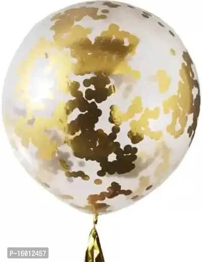 Kaliram  Sons Pack of 50 Pastel Green with Gold Cursive HBD Balloon with Confetti Balloon  Gold Chrome Balloon Birthday Party Decoration-thumb4