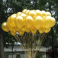 Large Metallic Golden Balloons-10 Pieces-thumb2