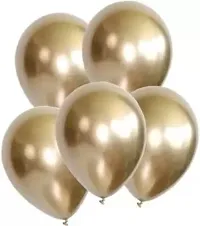 Kaliram  Sons Pack of 50 Pastel Green with Gold Cursive HBD Balloon with Confetti Balloon  Gold Chrome Balloon Birthday Party Decoration-thumb2