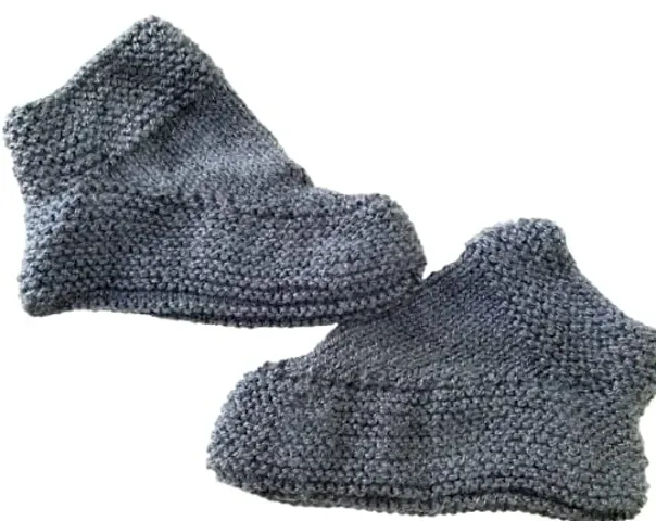 DEEGLO Hand Made Woollen Ankle Socks For Adult (colours may vary)