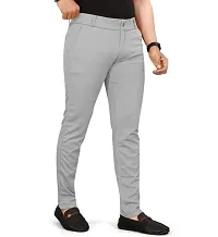 Track Pants Regular Fit Grey Track Pants  For Men-thumb3