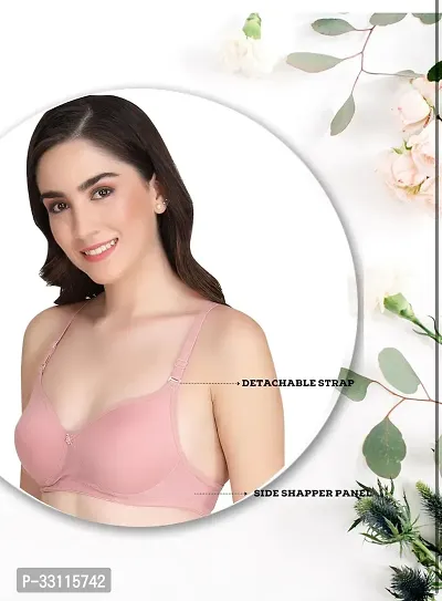 Stylish Cotton Solid Bra for Women-thumb4