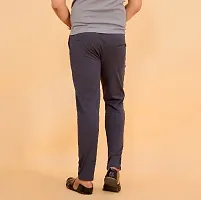 Classic Polyester Spandex Solid Track Pants for Men-thumb1
