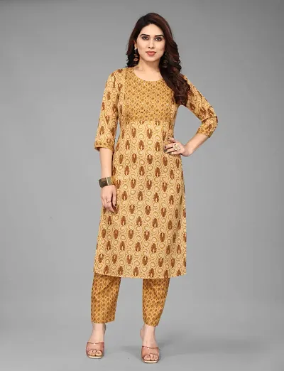 Ras Madhuri Fashion World Women Embriodered Kurta Set