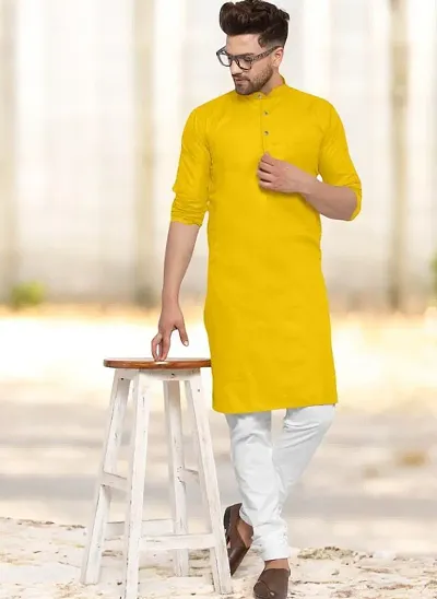 Reliable Solid Kurta For Men