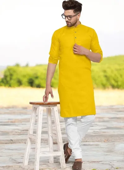 Reliable Solid Kurta For Men