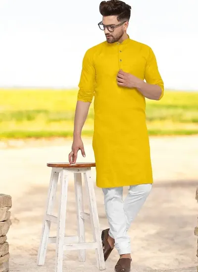 Reliable Solid Kurta For Men