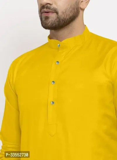 Reliable Cotton Solid Kurtas For Men-thumb4