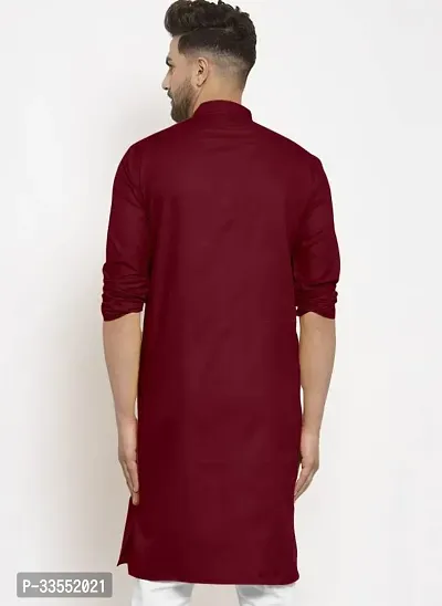 Reliable Cotton Solid Kurtas For Men-thumb2