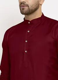 Reliable Cotton Solid Kurtas For Men-thumb3