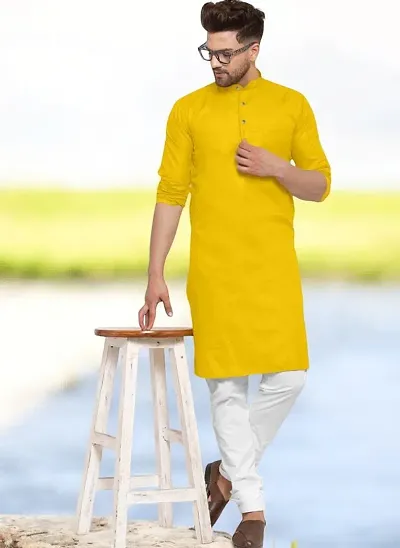 Reliable Solid Kurta For Men