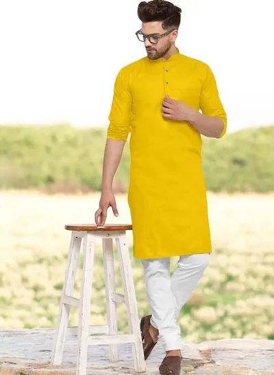 Reliable Solid Kurta For Men