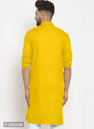 Reliable Cotton Solid Kurtas For Men-thumb2