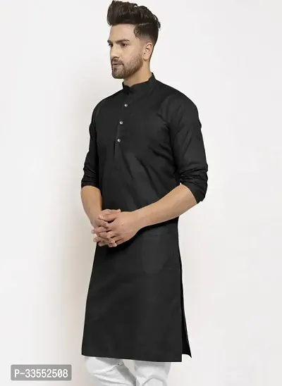 Reliable Cotton Solid Kurtas For Men-thumb3