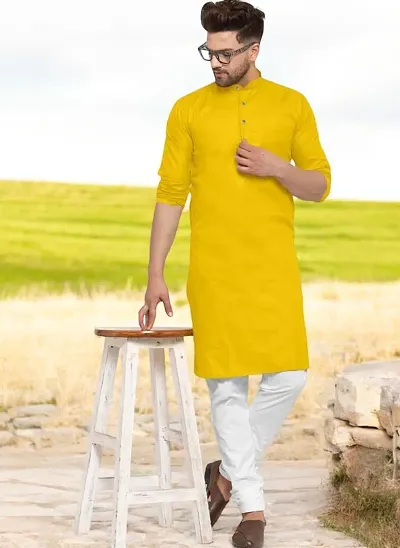 Reliable Solid Kurta For Men