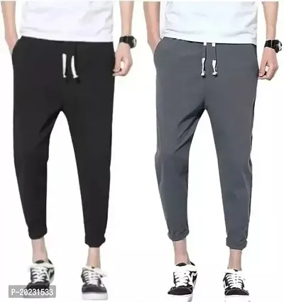 Trendy fancy lower color track pant Pack of 2