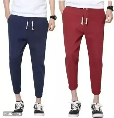 Trendy fancy lower color track pant Pack of 2-thumb0