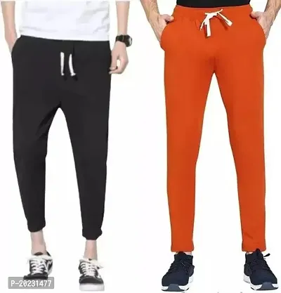 Men's Stylish Royal Dry Fit Jogger Lower Track Pants for Gym, Running, Athletic, Casual Wear for Men Pack of 2-thumb0