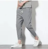 Trendy fancy lower color track pant pack of 2-thumb1