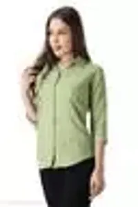 Trendy Women Regular Fit Solid Spread Collar Casual Shirt(Pack Of 2)-thumb3