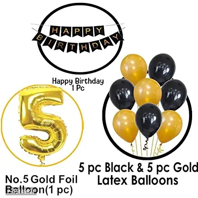 Rainbow Foil Birthday Party Supplies Kit for 8 Guests 