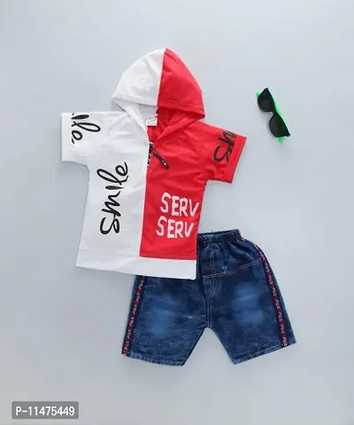 Stylish Boys Top with Jeans Set