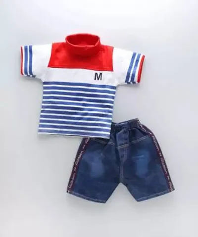 Stylish Boys Top with Jeans Set