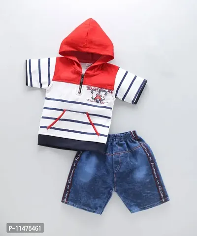 Stylish Boys Top with Jeans Set