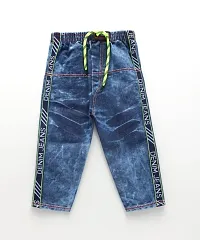 Trendy Cotton Shirts with Denim Trousers Clothing Set for Boys-thumb1