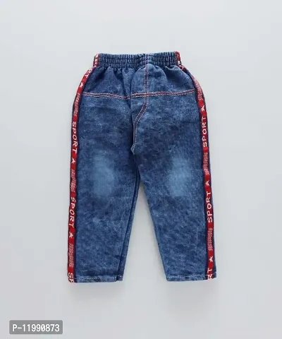 Trendy Cotton Shirts with Denim Trousers Clothing Set for Boys-thumb2