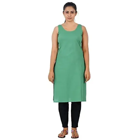 Happy Bunny Pure Cotton Full Length Slip for Women |Cotton Camisole for Women | Non-Stretchable Full Slip | Cool Cotton Camisole | Long Camisole for Ladies - Pack of 1