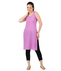 Happy Bunny Pure Cotton Full Length Slip for Women |Cotton Camisole for Women | Non-Stretchable Full Slip | Cool Cotton Camisole | Long Camisole for Ladies - Pack of 1-thumb1