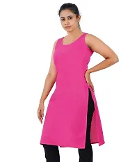 Happy Bunny Pure Cotton Full Length Slip for Women |Cotton Camisole for Women | Non-Stretchable Full Slip | Cool Cotton Camisole | Long Camisole for Ladies - Pack of 1-thumb2