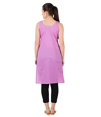 Happy Bunny Pure Cotton Full Length Slip for Women |Cotton Camisole for Women | Non-Stretchable Full Slip | Cool Cotton Camisole | Long Camisole for Ladies - Pack of 1-thumb4