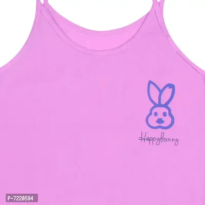 Happy Bunny 100% Pure Cotton TOP Knot Jhabla Set for Born Babies-thumb5