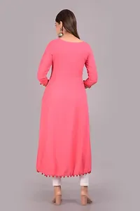 Beautiful Rayon Stitched Gown-thumb1