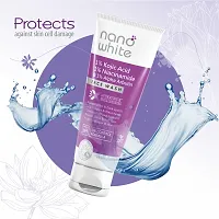 Nano White Face Wash | 1% Kojic, 1 % Niacinamide  Alpha Arbutin | Reduces appearance of Fine lines, Wrinkles, Acne Pimple  Black Head (60 ml)-thumb4
