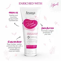 Anaaya Nourishing  Hand Cream | Majestic Rose | Shea Butter  Cocoa Butter with Argan Oil  Hyaluronic  | Non-greasy  Non Sticky  (50g)-thumb1