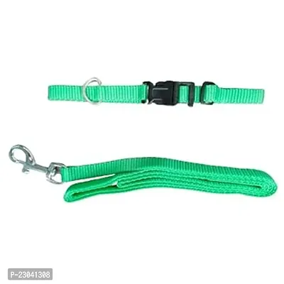 Pet Haven Llp Dog Belt Combo Collar With Dog Leash, Adjustable Dog Collar And Leash-thumb0