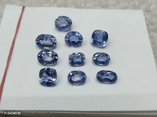 Blue Emerald Gemstone Pack Of 6