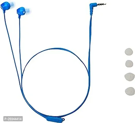 Classic Blue Wired - 3.5 MM Single Pin With Microphone Headphones