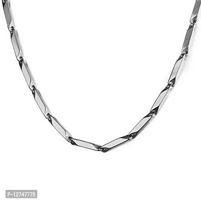 unique fashion Stainless Steel Stylish Rice Chain for Men and Boys-thumb0