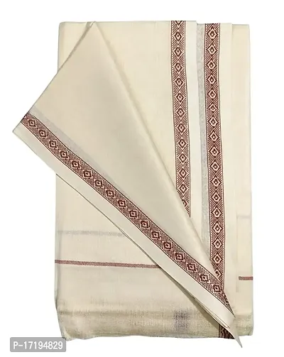 TUC Handloom 100% Desi Cotton 120 Count Soft Bhagalpuri Chadar/Summer Blanket/Khes/Top Sheet/AC Blanket in Queen Size- 255cm X 150cm | TUC GR 013-thumb0