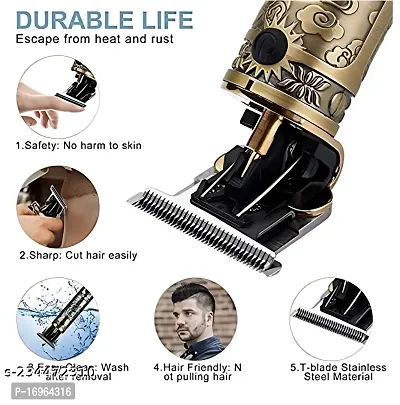 BUDDHA trimmers Hair Trimmer For Men Buddha Style Trimmer, Professional Hair Clipper, Adjustable Blade Clipper, Hair Trimmer and Shaver For Men, Retro Oil Head Close Cut Precise hair Trimming Machine-thumb0