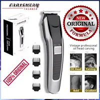 -538/-528 Electric Hair trimmer for men Shaver Rechargeable Hair Machine adjustable for men Beard Hair Trimmer, beard trimmers for men, beard trimmer for men with 4 combs (Black)-thumb2