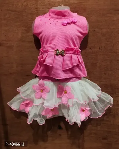 western top and skirt for baby girls-thumb0
