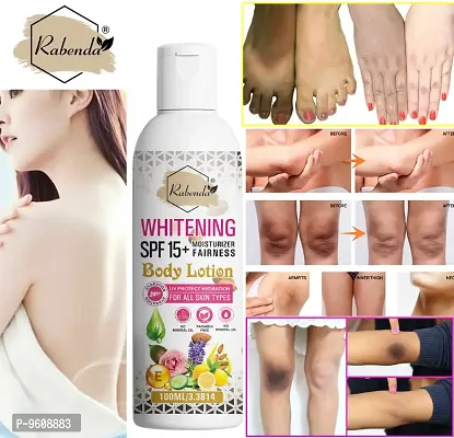 Rabenda Whitening Body Lotion On Spf15+ Skin Lighten and Brightening Body Lotion Cream (100 Ml) Pack Of 1 Lotion and Creams-thumb0
