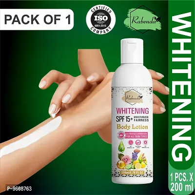 Rabenda Whitening Body Lotionon  Spf15+ Skin Lighten and Brightening Cream (200 Ml.) Pack Of 1